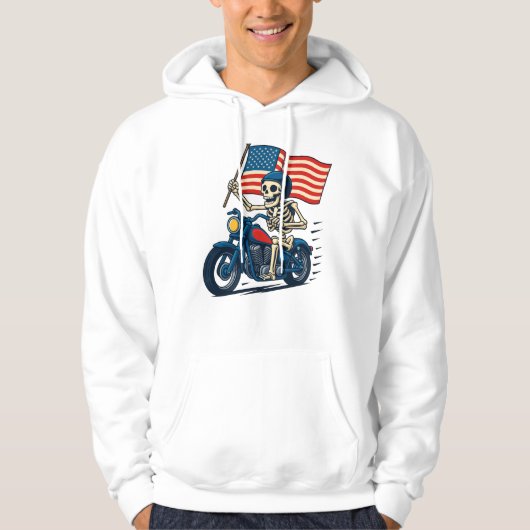 Veste À Capuche Cavalier de la liberté (Devant)