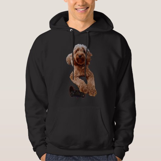 Veste À Capuche Cavapoo Chien Chien Chien Chien Jeu Cavalier King (Devant)