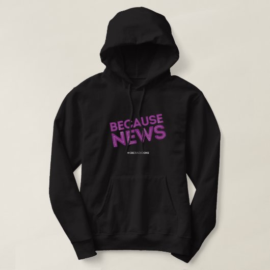 Veste À Capuche CBC Parce que les nouvelles (Design devant)
