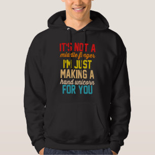 Veste À Capuche Ce n'est pas un doigt d'honneur, je fais juste un