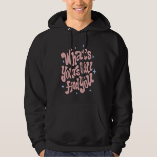 Veste À Capuche Ce que vous trouverez vous Cool Retro Karma Posit