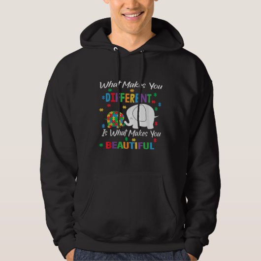 Veste À Capuche Ce Qui Vous Rend Différent, C'Est Ce Qui Vous Rend (Devant)