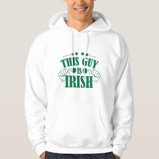Veste À Capuche Ce type est irlandais (Devant)