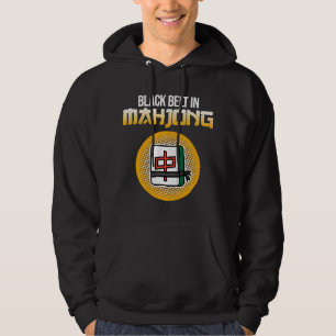 Veste À Capuche Ceinture Noire À Mahjong Jeu Joueur Mahjong Jeu Gr