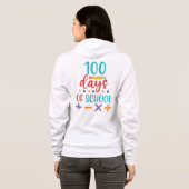 Veste À Capuche Célébration des 100 jours d'école (Dos entier)
