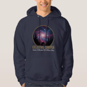 Veste À Capuche Celestial Camper Galaxy Night Scene (Devant)