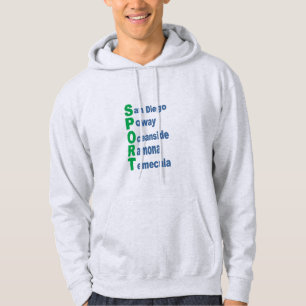 Veste à capuche centre homme SPORT TOURISME CA Hoodie