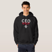 Veste À Capuche Ceo Ninja Entrepreneur (Devant entier)