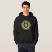 Veste À Capuche Cercles colorés 02 (Devant entier)