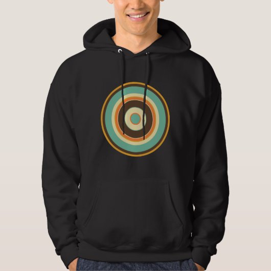 Veste À Capuche Cercles colorés 02 (Devant)