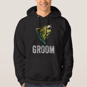 Veste À Capuche Cérémonie de mariage de garçon de louve Équipe de