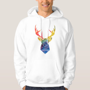 Veste À Capuche Cerf aquarelle