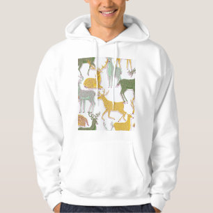 Veste À Capuche Cerfs géométriques : Illustration Motif traditionn