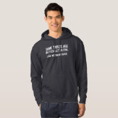 Veste À Capuche Certaines choses sont mieux laissées seules comme (Devant entier)