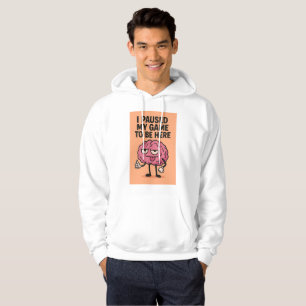 Veste À Capuche "Cerveau De Jeu Suspendu - Mode Jeu Activé"