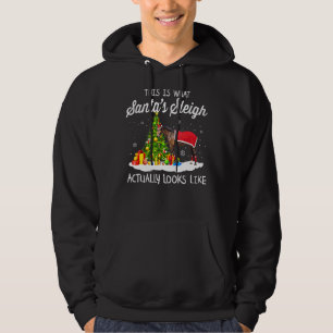 Veste À Capuche C'Est À Ça Que Ressemble En Fait Mon Sleigh Père N
