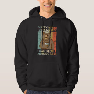 Veste À Capuche C'est ce que je fais Je bois du whisky de malt Je
