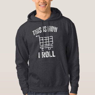 Veste À Capuche C'Est Comme Ça Que Je Passe Le Panier Supermarché