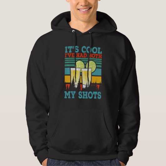 Veste À Capuche C'est Cool J'ai Déjà Mes Deux Shots De Tequila 2 (Devant)