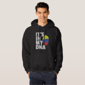 Veste À Capuche C'Est Dans Mon Adn Colombie La Fierté Drapeau Pays (Devant entier)