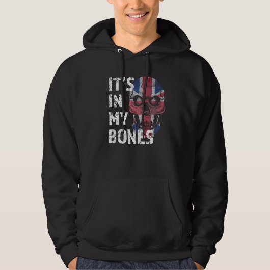 Veste À Capuche C'est dans My Bones British Flag Union Jack Anglet (Devant)