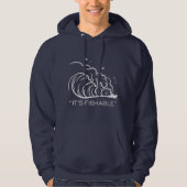 Veste À Capuche C'est drôle de pêche (Devant)