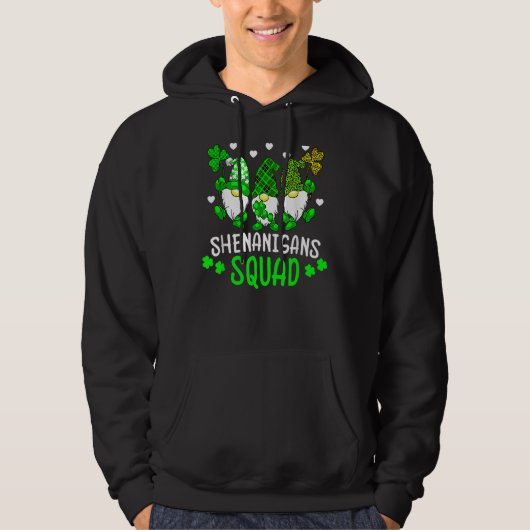 Veste À Capuche C'Est Drôle Pour Les Shenanigans Squad St Patrick' (Devant)