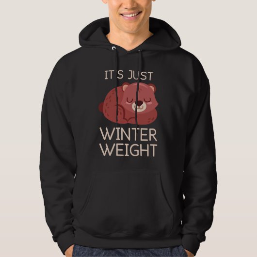 Veste À Capuche C'est juste du poids d'hiver (Devant)
