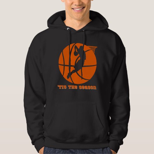 Veste À Capuche C'Est La Saison Basketball Slam Dunk (Devant)
