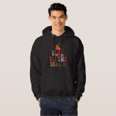 Veste À Capuche C'est la saison Buffalo Plaid Gingerbread Noël Chr (Devant entier)