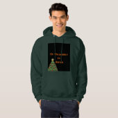 Veste À Capuche C'est la saison de danser sous le pull de Noël ave (Devant entier)