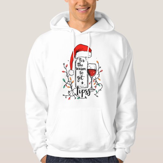 Veste À Capuche C'est la saison de se soûler (Devant)