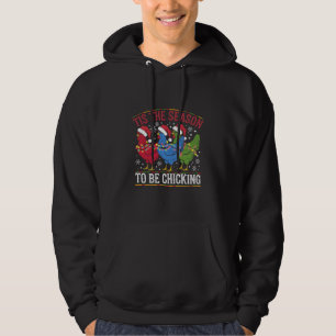 Veste À Capuche C'est la saison d'être Chicking Xmas Chicken Weste