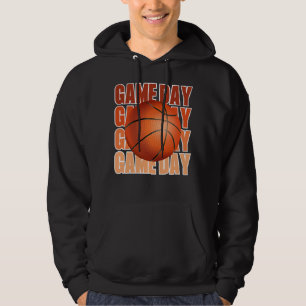 Veste À Capuche C'Est La Saison Jeu De Basketball Jour Fan