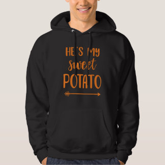 Veste À Capuche C'est ma patate douce pour le couple thanksgiv
