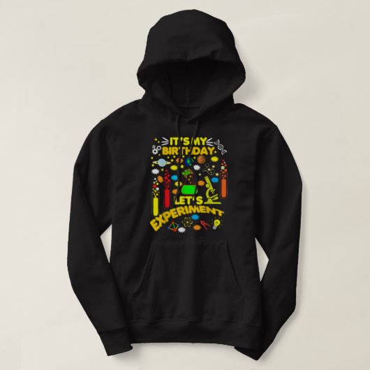 Veste À Capuche C'est mon anniversaire Science Theme Party Faisons (Design devant)