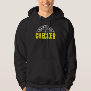 Veste À Capuche C'Est Mon Fact Checker Bible Étude de la Bible Chr