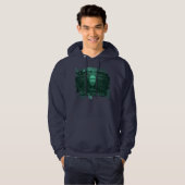 Veste À Capuche C'est Paranormal - Fantôme Vert (Devant entier)