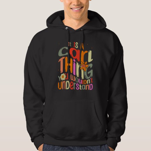 Veste À Capuche C'est une affaire de Carl, vous ne comprendriez pa (Devant)