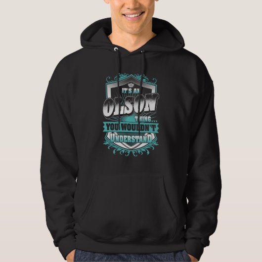 Veste À Capuche C'est une chose d'Olson que vous ne comprendriez p (Devant)