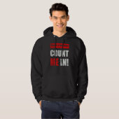 Veste À Capuche C'est une mauvaise idée Comptez-moi 1 (Devant entier)