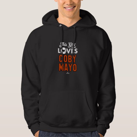 Veste À Capuche Cette Fille adore Coby Mayo Baltimore Baseball MLB (Devant)
