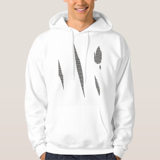 Veste À Capuche Chaîne dessous (Devant)