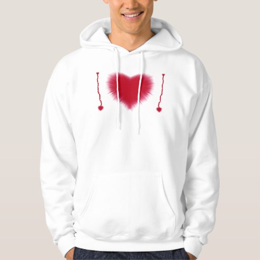 Veste À Capuche Chaînes de l'amour (Devant)