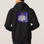 Veste À Capuche Chakra hooded black long sleeve zipper Sweat-Shirt (Dos)