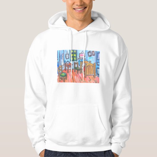 Veste À Capuche Chambre de Van Gogh mini (Devant)