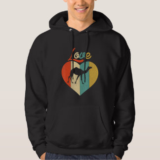 Veste À Capuche Chameau d'amour Rétro Vintage