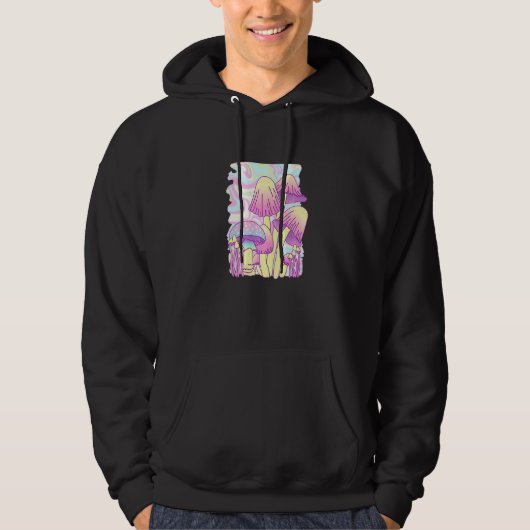 Veste À Capuche Champignon Psychédélique (Devant)
