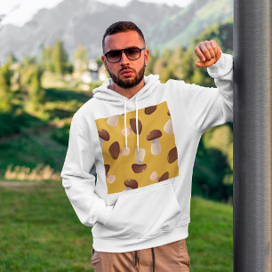 Veste À Capuche Champignons bruns