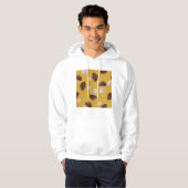 Veste À Capuche Champignons bruns (Devant entier)